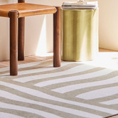Double Bone Billow Machine Washable Rug