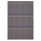 Double Royal Blue Plinth Machine Washable Rug