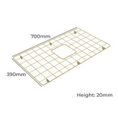 Adana Fireclay Blake 700mm Stainless Steel Sink Grid