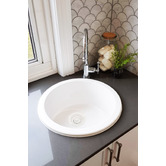 Adana Fireclay Blake 90mm Long Bolt Sink Basket Waste