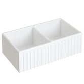 Adana Fireclay Blake 838mm 1 &amp; 3/4 Fireclay Farmhouse Sink