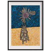 Darling Art Windy Days Are Coming Framed Paper Print Wall Art
