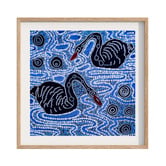 Darling Art Maali on The Derbal Yerrrigan Framed Paper Print Wall Art