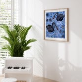 Darling Art Maali on The Derbal Yerrrigan Framed Paper Print Wall Art