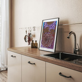 Darling Art In Weaving Hands Framed Paper Print Wall Art