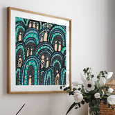 Darling Art Humpies Framed Paper Print Wall Art