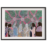 Darling Art Journey of the Seven Sisters Framed Paper Print Wall Art