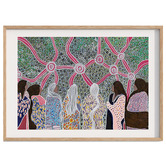 Darling Art Journey of the Seven Sisters Framed Paper Print Wall Art