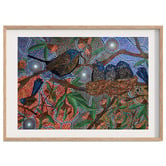 Darling Art Six Seasons Dreaming Framed Paper Print Wall Art