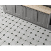 Aurora Tiles Isabella Matt Grey Octagon Porcelain Tile