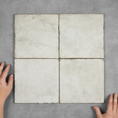 Aurora Tiles Isabella White Matt Square Porcelain Tile