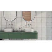 Aurora Tiles Isabella White Matt Square Porcelain Tile