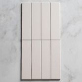 Aurora Tiles Hiroshi Matt Pearl Subway Ceramic Tile