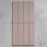 Aurora Tiles Hiroshi Matt Shadow Subway Ceramic Tile