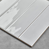 Aurora Tiles Maia Gloss White Subway Ceramic Tile