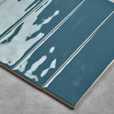 Aurora Tiles Maia Gloss Blue Subway Ceramic Tile