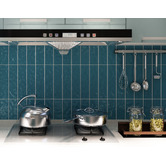 Aurora Tiles Maia Gloss Blue Subway Ceramic Tile