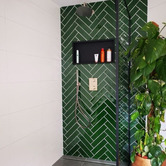 Aurora Tiles Maia Gloss Green Subway Ceramic Tile