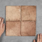 Aurora Tiles Nova Matt Terracotta Square Porcelain Tile