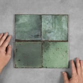 Aurora Tiles Amelia Jade Square Ceramic Tile