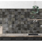 Aurora Tiles Amelia Carbon Square Ceramic Tile