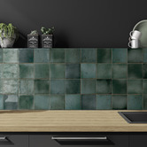 Aurora Tiles Amelia Sapphire Square Ceramic Tile