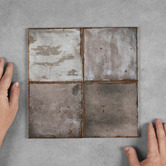 Aurora Tiles Amelia Carbon Square Ceramic Tile