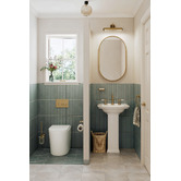 Aurora Tiles Izagami Matt Sea Green Subway Porcelain Tile