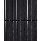 Splash Tiles Ripley Matt Black Kit Kat Porcelain Mosaic Tile