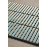 Splash Tiles Soho Gloss Antique Green Kit Kat Porcelain Mosaic Tile