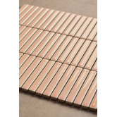 Splash Tiles Soho Gloss Antique Pink Kit Kat Porcelain Mosaic Tile