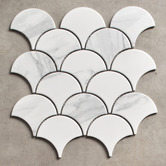 Splash Tiles Carrara Look