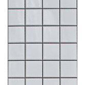 Splash Tiles Sasha Matt White Medium Square Porcelain Mosaic Tile