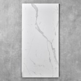 Alessia Tiles Natalia Honed White Marble Look Porcelain Tile