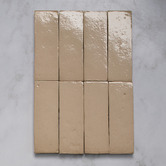 Alessia Tiles Zina 50 x 150mm Clay Zellige Subway Tile
