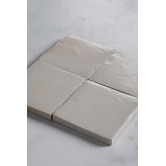 Alessia Tiles Zina 100 x 100mm Sand Zellige Square Tile