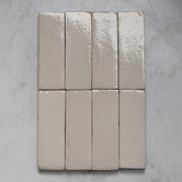 Alessia Tiles Zina 50 x 150mm Sand Zellige Subway Tile