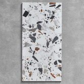 Alessia Tiles Lorenzo 300 x 600mm Matt Multi-Colour Terrazzo Look Porcelain Tile