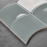 Alessia Tiles Riley Gloss Blue Wave Ceramic Tile