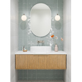 Alessia Tiles Riley Gloss Blue Wave Ceramic Tile
