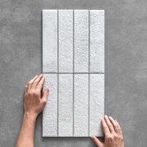 Alessia Tiles Newtown Matt Ghiaccio Subway Porcelain Tile