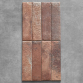 Alessia Tiles Newtown Matt Rosso Subway Porcelain Tile