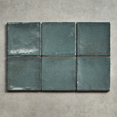 Alessia Tiles Naples Gloss Green Small Square Ceramic Tile