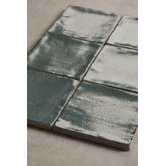 Alessia Tiles Naples Gloss Green Small Square Ceramic Tile