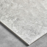 Alessia Tiles Addison 600 x 1200mm Matt Bianco Travertine Look Porcelain Tile