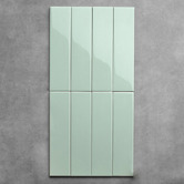 Alessia Tiles Hanna Gloss Pastel Green Subway Ceramic Tile