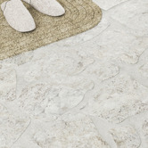 Alessia Tiles Burton Matt White Crazy Pave Porcelain Tile