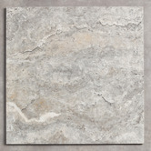 Alessia Tiles Burton Matt Silver Travertine Look Porcelain Tile
