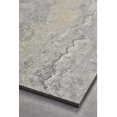 Alessia Tiles Burton Matt Silver Travertine Look Porcelain Tile