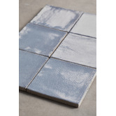 Alessia Tiles Naples Gloss Blue Small Square Ceramic Tile